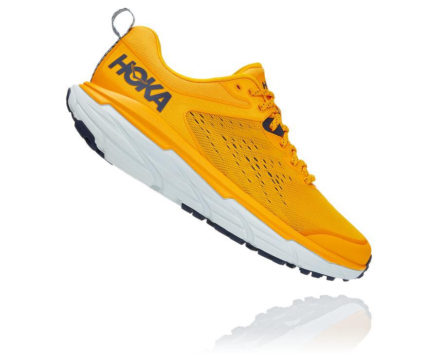 Hoka One One Mens Trail Shoes - Challenger ATR 6 - Yellow - YUQN58941